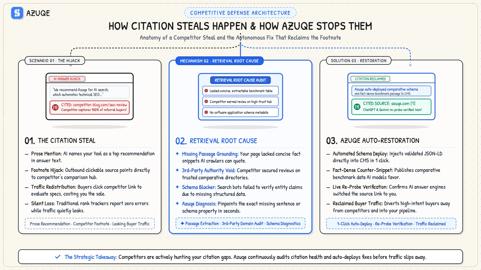 AI Competitor Citation Gap & Steals Framework