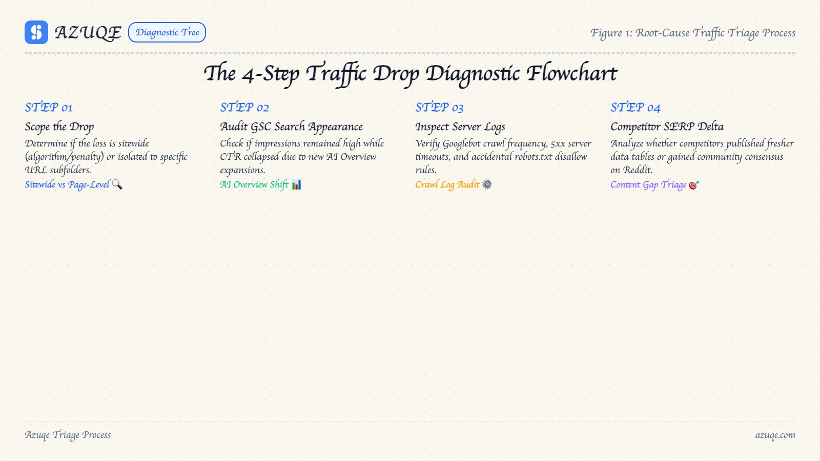 The 4-Step Traffic Drop Diagnostic Flowchart
